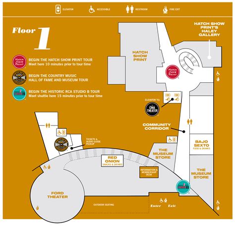 Museum Map and Gallery Guide - Country Music Hall of Fame and Museum