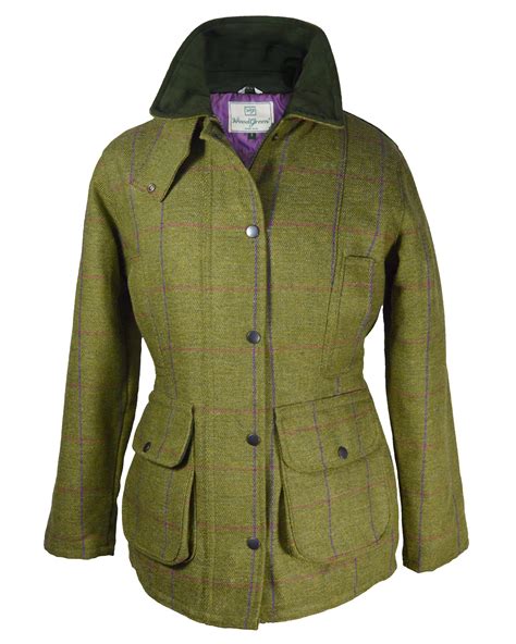 Wood Green - Women Tweed Jacket - Dark Tweed - Midlandsclothing