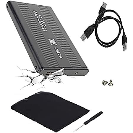 AlexVyan USB 2.0 Blue Lining 2.5 inch Sata HDD External Portable Hard ...
