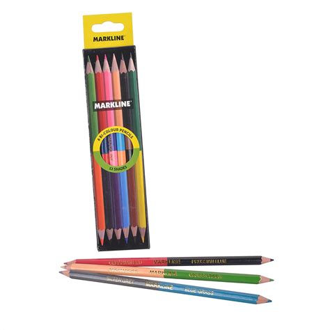 Linc Markline 6 Bi- Color Pencils - Pack of 5 (Multicolour) : Amazon.in ...