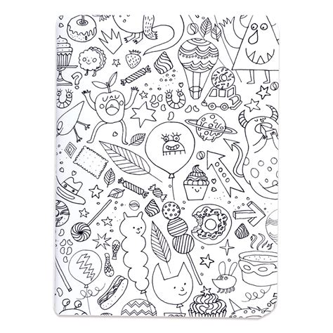 Notebook Paper Coloring Page