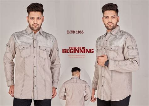 Denim Shirt Vol 1 Fancy Cotton Denim Mens Shirt Collection