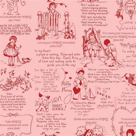 All My Heart Pink-c14136- Riley Blake Designs- Valentines Day- Love ...