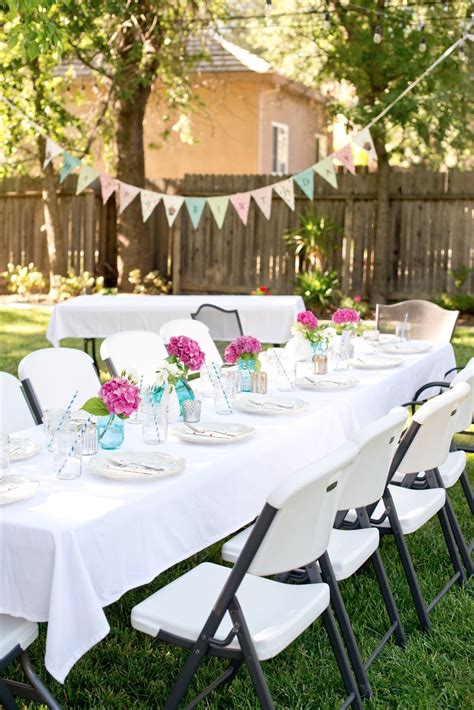 Table Decorations Outdoor Party at Troy Haynes blog