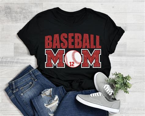 Personalized Baseball Mom Shirt Custom Baseball Mom Shirt - Etsy ...