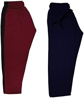 indi weaves Kids Unisex Solid Fleece Warm Track Pants Winter Lower for ...