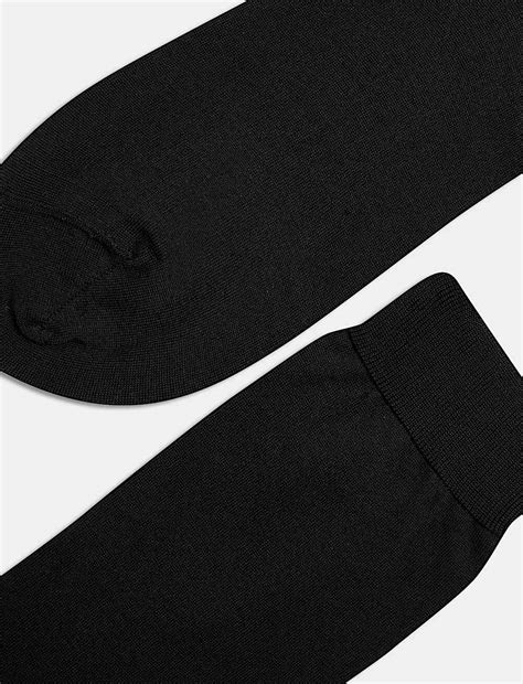 Buy 3 Pack Pure Cotton Socks at Marks & Spencer