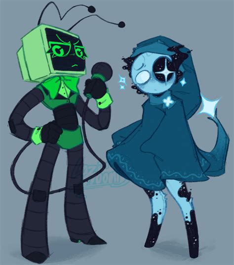 astro & vee || dandy's world | Милые рисунки, Милые каракули ...