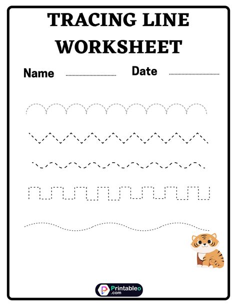 20+ Tracing Line Worksheet | Download FREE Printable PDFs