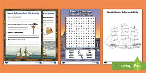 Jeanie Johnston Activity Pack | Twinkl (teacher made)