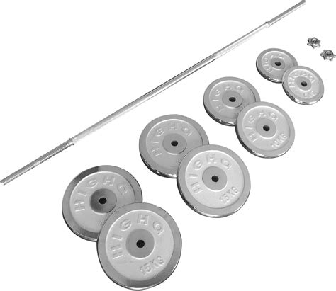 Adjustable Cast Iron Barbell Set for Men, 200lbs | Ubuy India