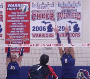 Chippewa Hills girls sweep Big Rapids