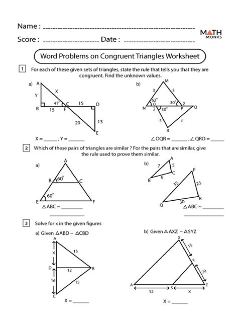 Image result for Word Problems for Triangles