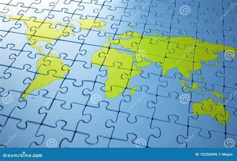 World map puzzle stock photo. Image of direction, information - 10258496