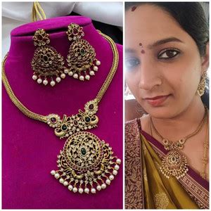 ROFARWORD Brass, Copper Gold-plated Gold Jewellery Set Price in India ...