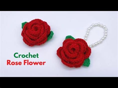Image result for Rose Keychain Crochet Tutorial
