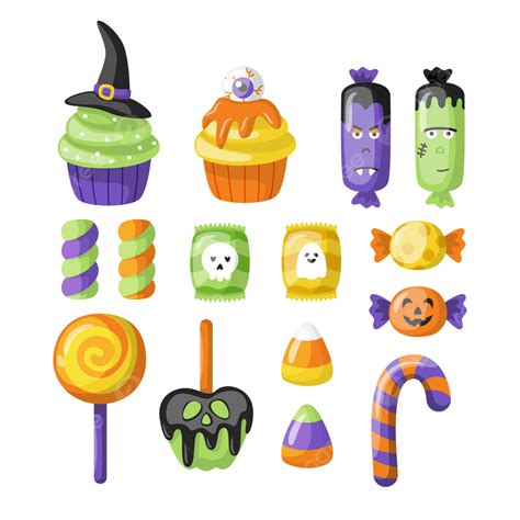 Clip Art De Dulces De Halloween