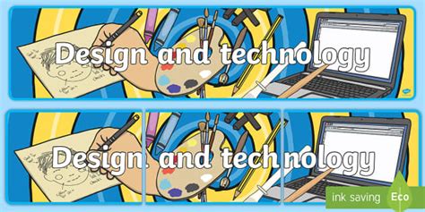 Design and Technology Display Banner (teacher made) - Twinkl