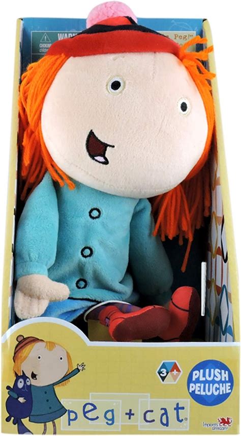 Peg (Pet + Cat) 12" Plush | A Mighty Girl