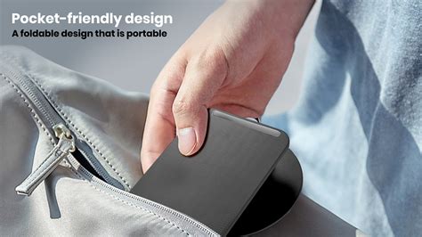 Buy Portronics Foldable Mobile Holder MoBot II with Aluminium Body