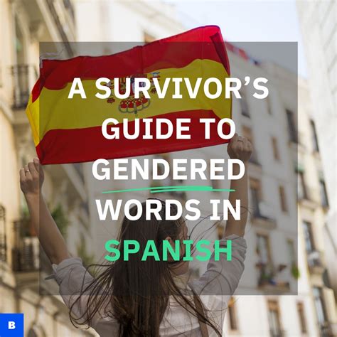 Gender in Spanish: An easy guide to masculine & feminine | Berlitz ...