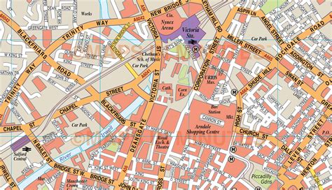 Padua City Centre Map Of Manchester