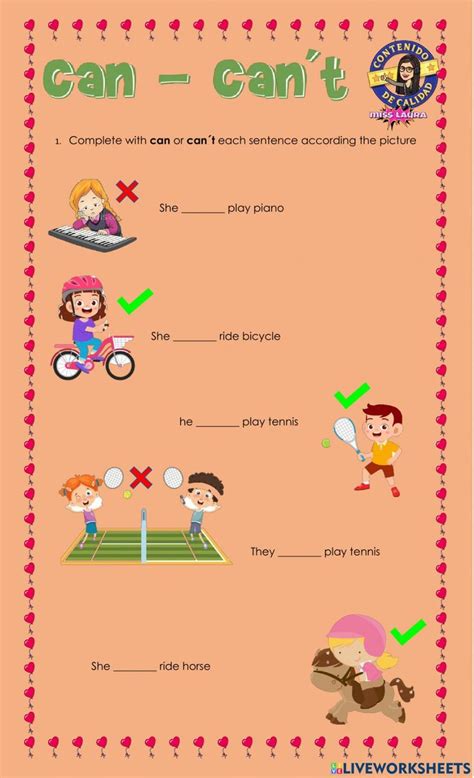 Can Model Verb Worksheet 的图像结果