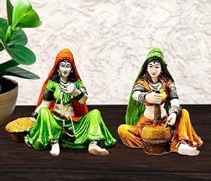 Buy Karigaari India Set of 2 Ladies with Taraju & Mirchi Online at Low ...