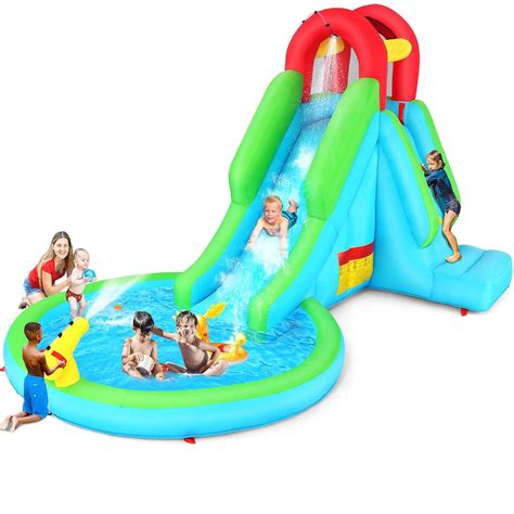 Ancheer Adam 13'X8.33' Bounce House With Large Pool/Ball Pit, Water ...