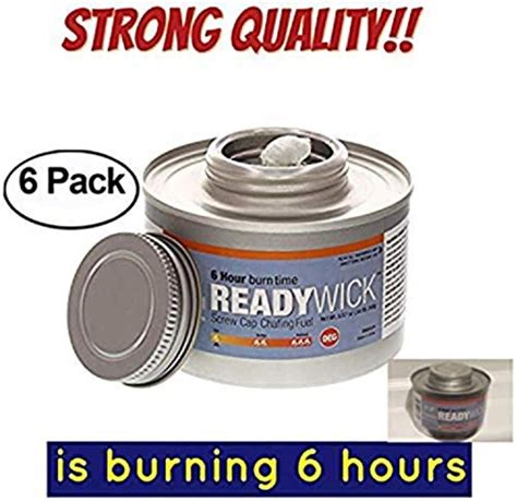 Sterno handy wick chafing fuel methanol four hour burn 24 cans ste10364 ...