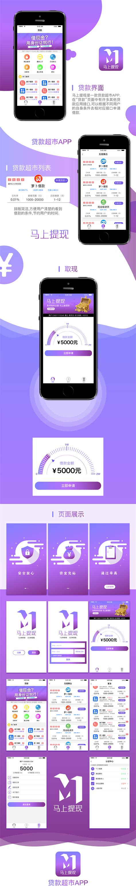 贷款app-贷款超市-贷超|UI|APP界面|借月光将你看清 - 原创作品 - 站酷 (ZCOOL)