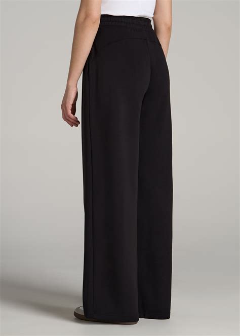 Pull On Tie Waist Wide Leg Pants for Tall Women | American Tall