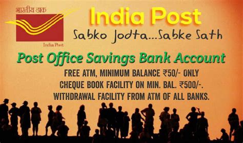 Post Office Savings Bank Account - Anywhere Banking