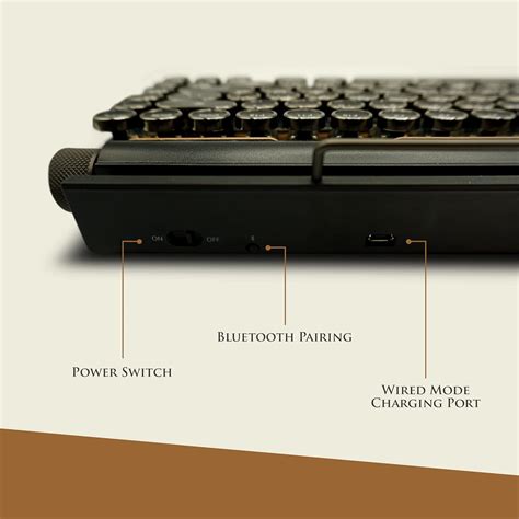 CentaurusAZ Vintage Typewriter Keyboard- Bluetooth India | Ubuy