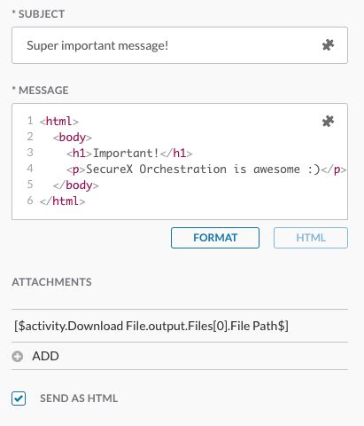 Mail Send Example 的图像结果