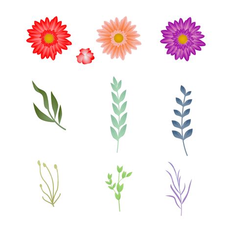 Red Color Flower PNG, Vector, PSD, and Clipart With Transparent ...