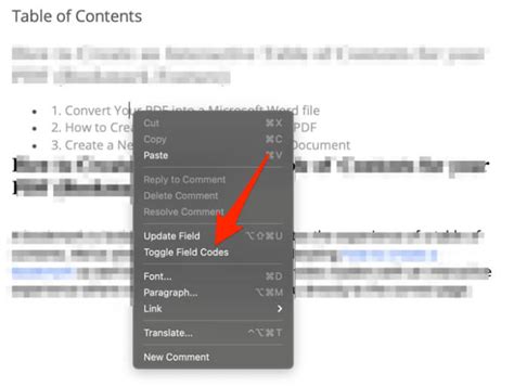 Image result for Table of Contents Word Error Bookmark Not Defined