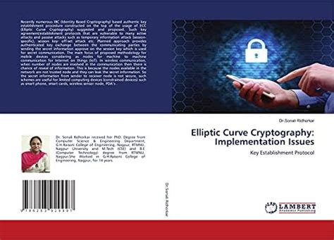 Elliptic Curve Cryptography: Implementation Issues : Dr.Sonali ...