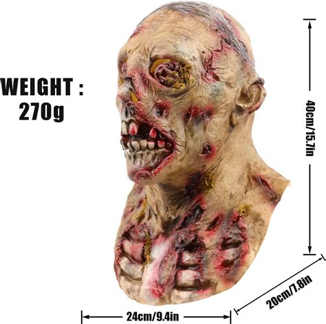Bulex Scary Zombie Mask Halloween Mask Horror Bloody India | Ubuy