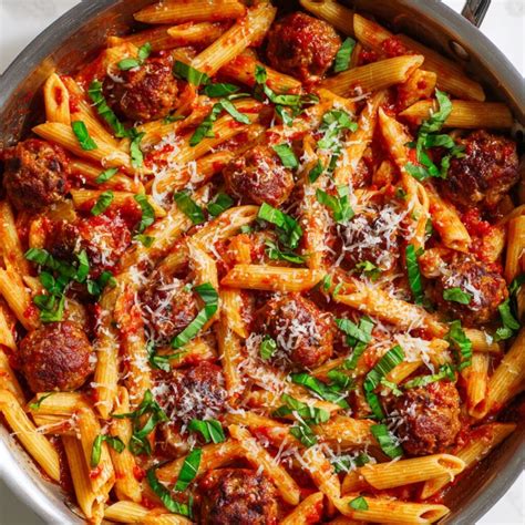 Easy Penne with Meatballs Recipe – Hearty & Delicious
