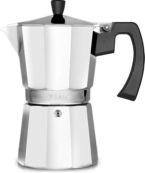 Amazon.com: Zulay Premium Moka Pot Espresso - Leak-Proof Stovetop Espresso Maker - Perfect for ...