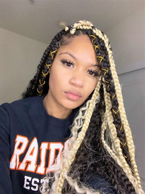 Blonde Box Braids