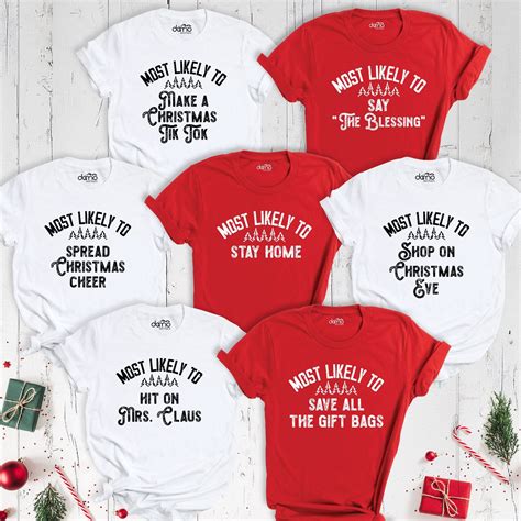 Most Likely to Christmas Shirt, Family Christmas Shirt, Christmas ...