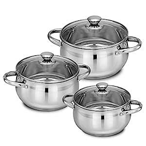 Buy Bergner Essential Plus Stainless Steel Cook and Serve Casserole ...