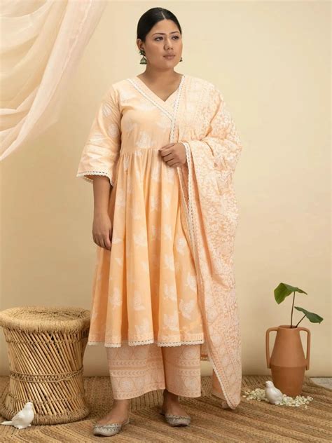 Shop Plus Size Anarkali Suits Online at the Best Price | Libas