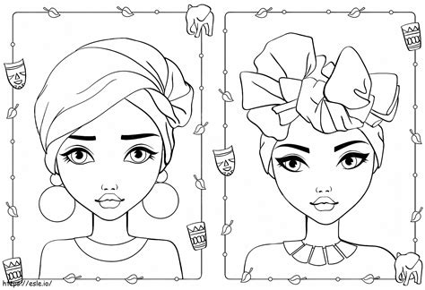 Makeup coloring page