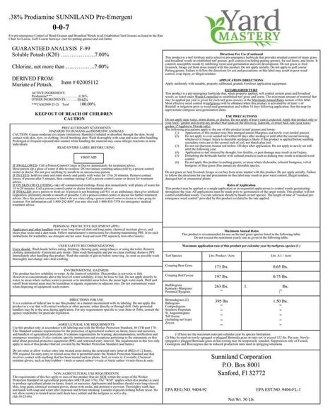 Buy Granular Pre Emergent Herbicide 0-0-7 .38% Prodiamine - 45lbs ...