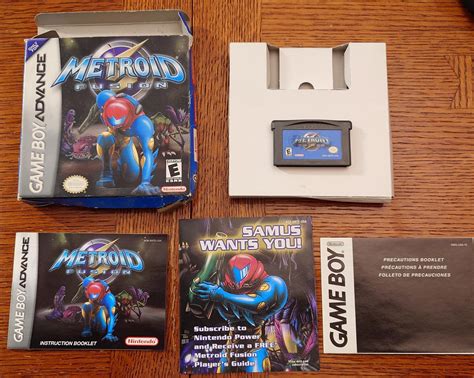 Metroid Fusion | Item, Box, and Manual | GameBoy Advance
