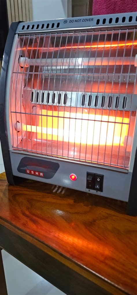 Usha 2 Rod 800 Watt Quartz Heater with Low Power Consumption and Tip ...