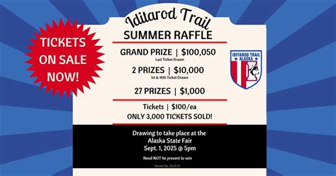 2025 Iditarod Summer Raffle Drawing, Alaska State Fair, Palmer, 1 ...